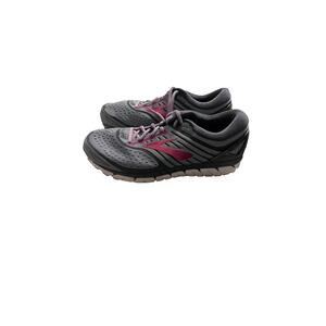 BROOKS Ariel 18 Gray Pink Women's Running Shoes Sneakers